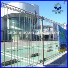 Factory direct sale PVC coated galvanized double circle wire mesh garden fence